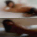Nude woman baths